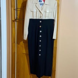 Vintage button down dress